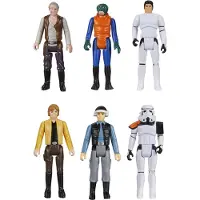 Hasbro Star Wars Episode IV Retro Collectie Actiefiguren, set van 6, 10 cm