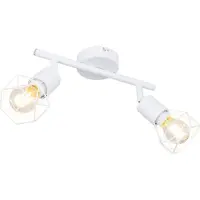 Globo Plafondlamp Xara I 2-lichts wit