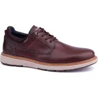 Pikolinos Heren Donkerbruine leren Bilbao schoenen (43), Leer, Plat, Veters, Casual M8D-4292C1