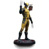 Iron Studios Wolverine Deadpool 3 Art Scale 1/10 & Headpool 22 Cm Figuur