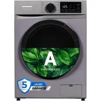 Heinner HWM-M914IVNSA+++ Slanke Wasmachine 9 kg – 1400 tpm – Energieklasse A – Digitaal display – 15 programma’s – Zilver – 5 Jaar Garantie
