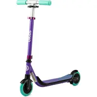 QKids Kinderloopfiets - kinderstep - step - verstelbare zadelhoogte - paars - aluminium. Vanaf 3 jaar. Veiligheidscertificaat EN71-1, EN71-2, EN71-3.