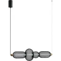 ITALUX LED-hanglamp 16W Marco PND-84283-4-BK van