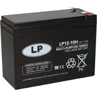 Landport LP12-10H VRLA AGM Loodaccu (12V, 10 Ah, T2 terminal)