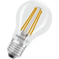 Osram 2 stuks LED-lamp, , hoogste energie-efficiëntieklasse A, filament CLASSIC A, 3,8W, 827, helder, E27, warm wit, artikelnummer 4099854253508