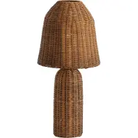 Light & Living Tafellamp Ø28,5x60 cm MANDOR rotan donker bruin