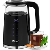 Zilan Digitale Waterkoker 1.7L met Temperatuurregeling – Dubbelwandig – Zwart – ZLN7859
