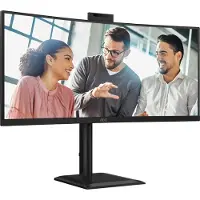 AOC CU34E4CW - QHD Ultrawide Monitor - Webcam - 5 Jaar garantie - 34 inch