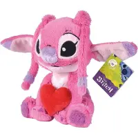 Simba Disney Stitch Angel Heart 25 Cm Teddy Roze Kinderen