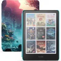 Amazon Kindle Colorsoft Kids (1e generatie)-2025 Fantasierivier Fantasy River, 16 GB, met kleurendisplay en frontverlichting met instelbare kleurtemperatuur