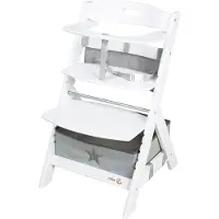 Roba LIV UP High Chair - From 6 months to 70 kg - Organizer set included - White