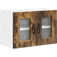 vidaXL Vaatwasserpaneel Kalmar Rook Eiken 60 x 31 x 40 cm Bewerkt hout