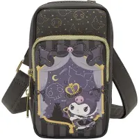 Loungefly Sanrio x schoudertas met portemonnee, 20e jubileum, Kuromi, geschikt voor mobiele telefoons
