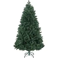 HOMCOM Kerstboom - Kunststof - 102x102x180cm - Groen