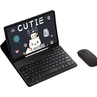 INF Bluetooth-toetsenbord- en muisset voor Samsung Galaxy Tab S6 Lite 10,4 inch - klassiek zwart