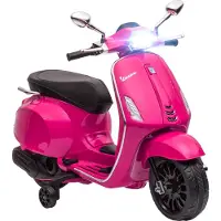 AIYAPLAY - Elektrische motorfiets - PP - 107x47x73cm - Roze