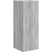 vidaXL - TV - Wandkast - Grijs - Sonoma - 30 - x - 31 - x - 80 - cm - Bewerkt - hout