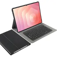 Cazy tablet Hoes met Toetsenbord geschikt voor Samsung Galaxy Tab S11 Ultra - QWERTZ Bluetooth Keyboard Case - Zwart
