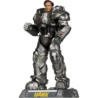 Mcfarlane Toys Fallout Filmfiguren: Hank Maclean (Seizoen 2) (Rode Platinum Editie), 17 cm