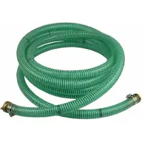 KLASEBO 1"/25mm Zuig- + Drukslang met 1" AG Slangtule + 1" IG 2/3 Schroefverbinding 7m