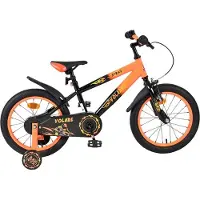 Volare Strike Kinderfiets - Jongens - 16 inch - Zwart Oranje