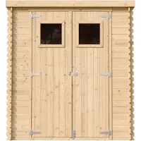 Timbela M309+M309G - Houten tuinhuis - 3,53 m² - 204x204xH206 cm - met vloer