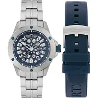 Aston Martin Thrill Rim Heren Zilveren Horloge MTRR1F504