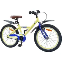 vidaXL Kinderfiets 20 Inch voor 6-11 jaar oud Geel