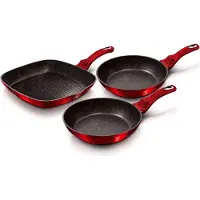 Berlinger Haus BH-1289 3-delige pannenset - Rood