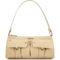 WITTCHEN Dames Schoudertas met Zakken Beige Katoen