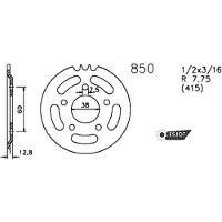 Esjot 0850 415 Achtertandwiel