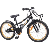 vidaXL Kinderfiets 20 Inch voor 6-11 jaar oud Oranje Zwart