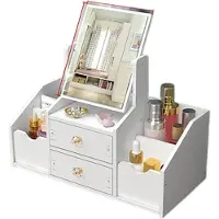 INF Make-upspiegel met opbergruimte Model 1