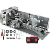 Vevor Metalen draaibank, mini draaibank 220x750mm, draaibank voor metaal, 750W, mini draaibank voor metaalbewerking, draaibank voor metaal, nauwkeurig en eenvoudig te gebruiken