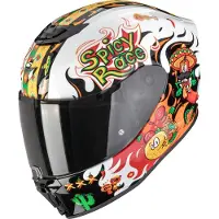 Scorpion EXO-JNR Air Yucatan Integraalhelm Zwart/Wit/Oranje S