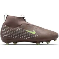 Nike Zoom Mercurial Superfly 10 Mbappé Academy Gras / Kunstgras Voetbalschoenen (MG) Kids Bruin Neongeel Zilver