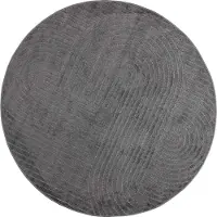 vidaXL Binnen- en buitenkleed PALMERAS Antraciet Ø 120 CM Polyester