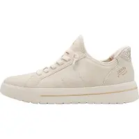 Jana Sportieve veterschoen 'Tamaris Schnür-Sneaker' beige