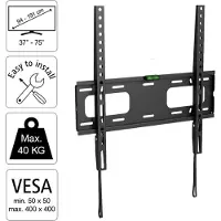 Hama FlashStar TV-beugel, vast, geschikt voor televisies tot 75 inch, zwart