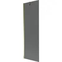 Mexen Next badwandafscherming 1-vleugelig 60 x 150 , grafiet, goud - 895-060-000-00-40-50