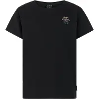 Protest T-shirt met backprint zwart Meisjes Polyester Ronde hals Backprint - maat 176