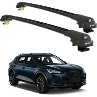 TURTLE Dakdrager voor Cupra FORMENTOR 2020--> Open Dakrailing-Aluminium-Wingbar-Zwart-Merk