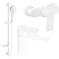 Mexen Royo DF05 doucheset, wit - 72204DF05-20