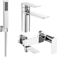 Mexen Zero R02 badset, chroom - 71103R02-00