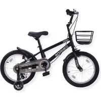 Buxibo - Kinderfiets voor Jongens - Borneo - 16 Inch - Zwart