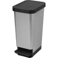Cep pedaalemmer ROSSIGNOL, 45 liter, grijs