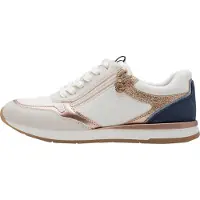 Tamaris Sneakers laag donkerblauw / brons / wit