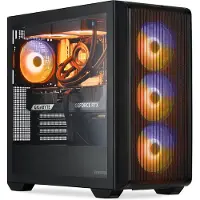 SMX Battlestation M6A - AMD Ryzen 7 9800X3D, RTX 5090, 32GB RAM, 1 TB SSD, Waterkoeling, ARGB-verlichting, Windows 11 Pro - Gaming-PC