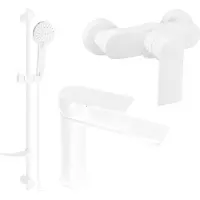 Mexen Royo DF40 doucheset, wit - 72204DF40-20