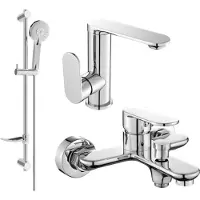 Mexen Milo DF40 badset, chroom - 713053DF40-00